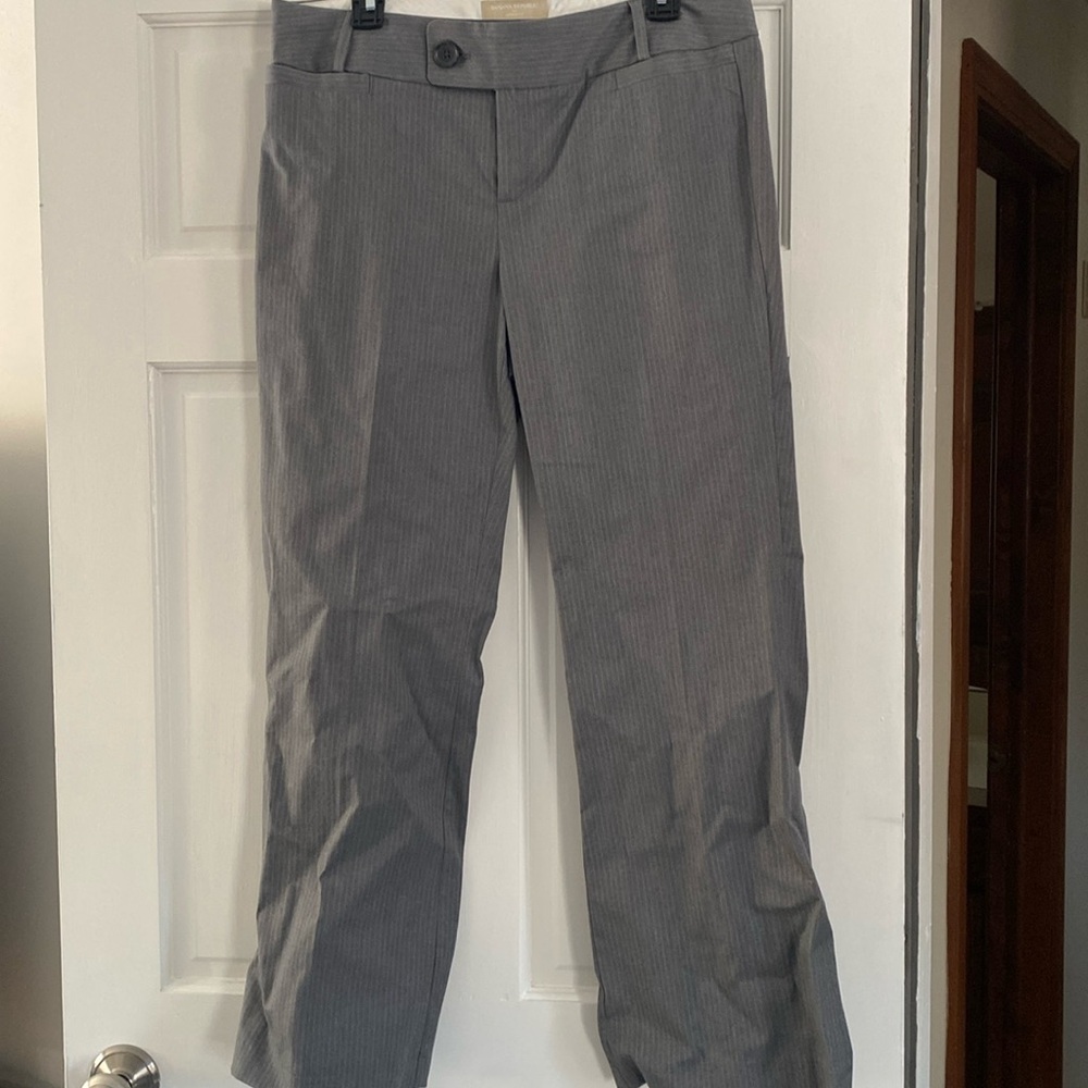 Banana Republic Jackson Fit Gray Pants Size 10